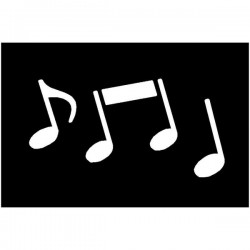 Brushing Music Notes