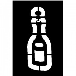 Clipping Champagne Bottle