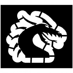 Clipping Dragon Head