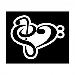 Clipping Treble Base Cleft Heart