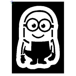 Minion Clipping Stencil