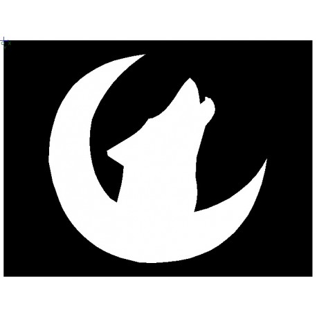 Brushing Wolf In Moon