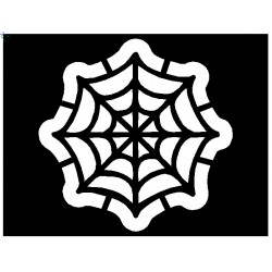 Clipping Spider Web