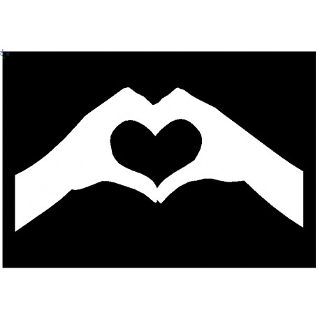 Brushing Heart Hands