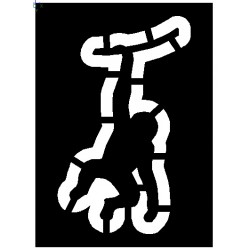 Clipping Swinging Monkey