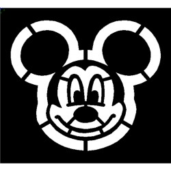 Clipping Mickey Mouse Face