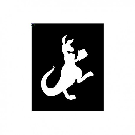 Brushing Boxing Kangaroo