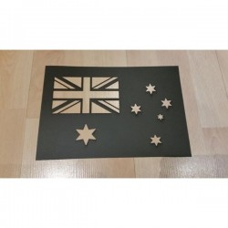 Brushing Australian Flag