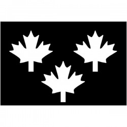 Brushing Three Maple Leaves