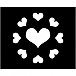 Brushing Radial Hearts